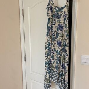 Angie Blue and Green Floral Dress